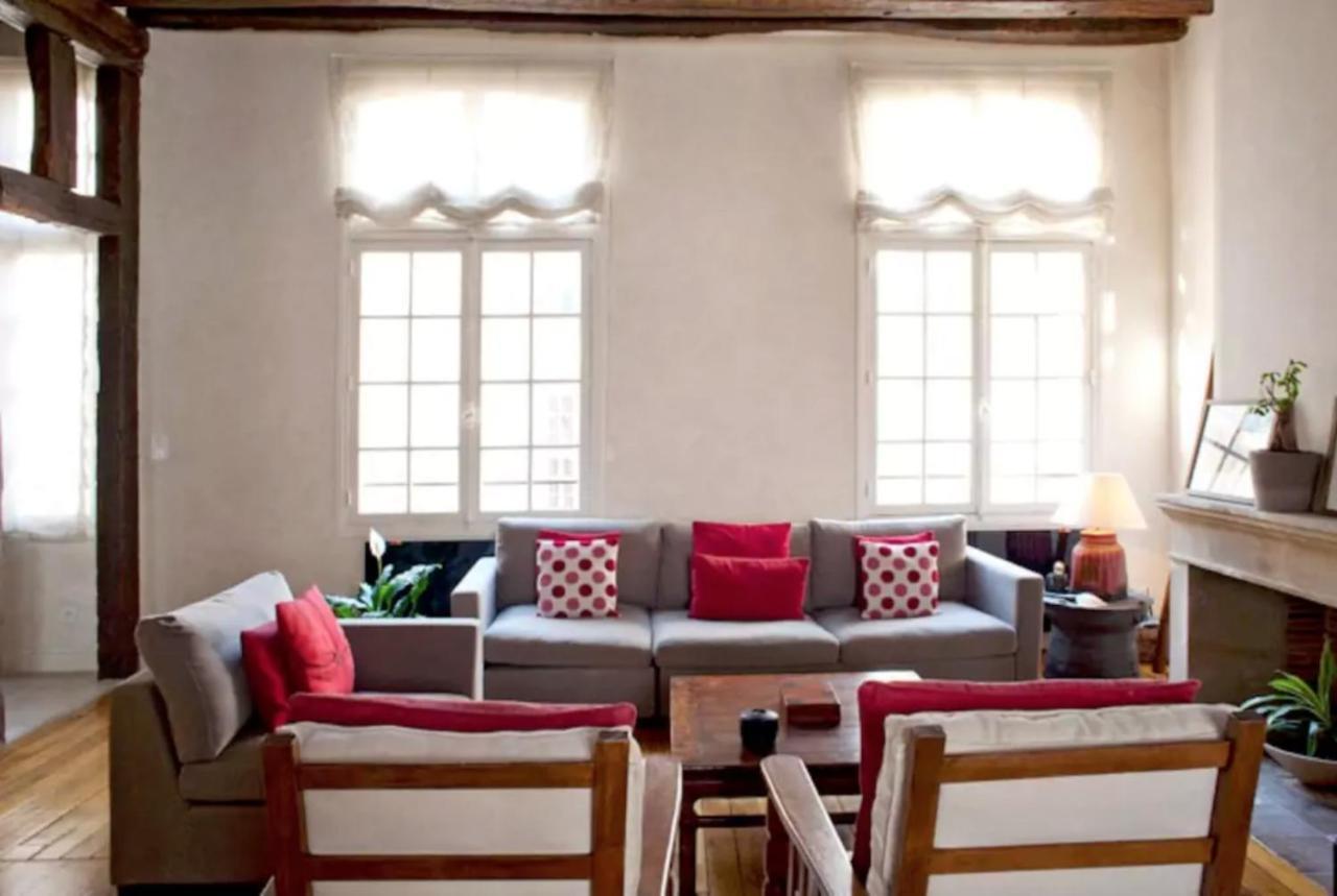 Ferienwohnung Charming Cosy Triplex In Trendy Marais Paris Exterior foto